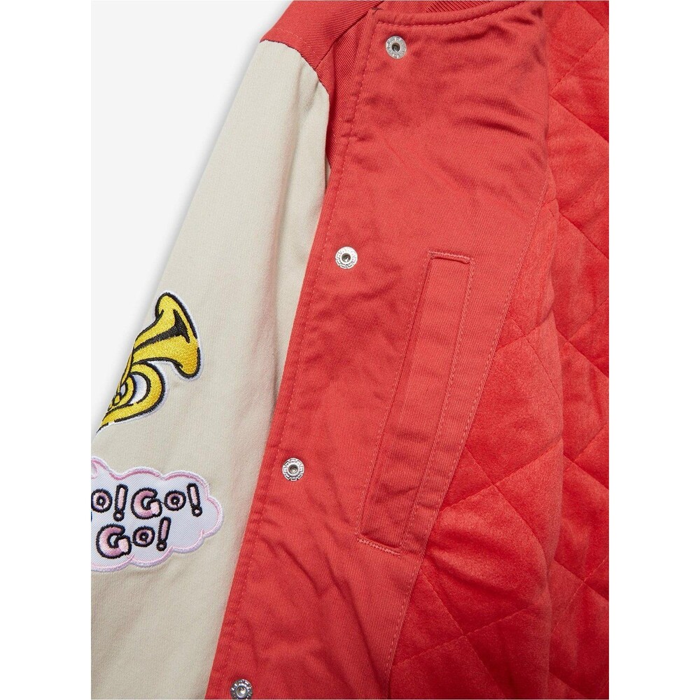 Sanrio Hello Kitty Friends Sports League Varsity Jacket M Kawai streetwear patch - Picture 7 of 12